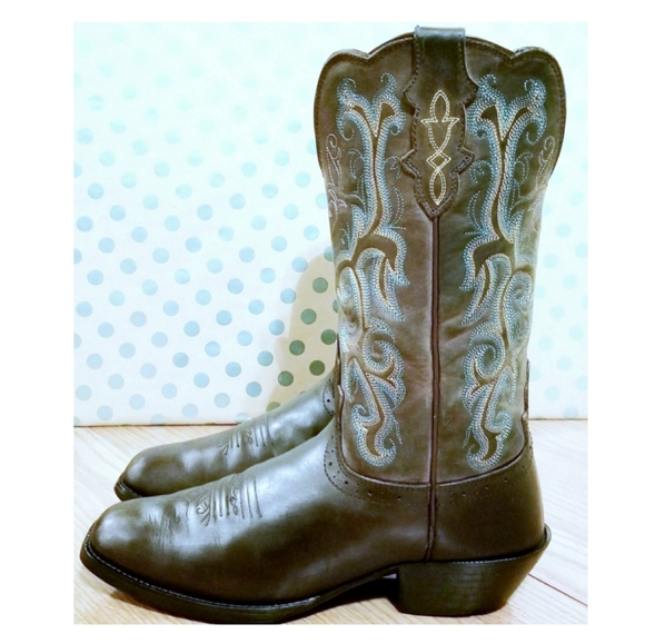 JUSTIN Women's Western Boots - Size 9 B - Picture 3 of 10